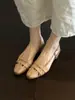Primer encuentro A mitad de temporada con bufanda retro huecas sandalias de moda para mujer verano transpirables nuevo estilo