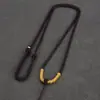 Hilo Dorado Tejido a Mano Fino Collar Cuerda Oro Cera de Abeja Jade Colgante Jade Colgante Cordón Colgante Cuerda para Mujer