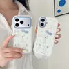 Funda de Elefante de Dibujos Animados Simple Estilo Coreano Adecuada para Apple 17 Pro Max, iPhone 16P, Linda 15 Pro, A Prueba de Golpes