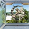 Directo de Fábrica Campamento Hada Alada Ángel Acrílico Pintado Creativo Colgante de Ventana Refracción de la Luz Solar Adornos Colgantes