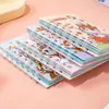 Caderno de Desenho Cartoon Labu 100K 60 Folhas Espiral Foil Dourado Páginas para Colorir Etiqueta de Estudante Caderno Planejador Diário
