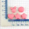 Materiais de Doces, Cola de Creme, Acessórios de Resina Coloridos, Estrelas de Cinco Pontas, Corações, Flores de Cinco Pétalas, Capas de Celular, Acessórios de Cabelo DIY, Presilhas