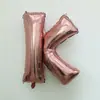 Globos de Letras de 32 pulgadas en Dorado, Plateado, Oro Rosa, Alfabeto Inglés A-Z Globo de Papel de Aluminio Decoración, Venta al por Mayor de Globos Transfronteriza