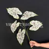 Plantas Artificiales Verdes, Decoración de Salón de Bodas Estilo Bosque, Flores Falsas, Flores Artificiales para Bodas, Plantas de Hojas Artificiales, Pared de Flores