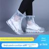 Capa de sapato à prova de chuva para homens e mulheres para dias chuvosos para uso doméstico antiderrapante espessado resistente ao desgaste adulto ao ar livre PVC à prova d'água capa protetora de sapato