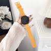 Pulseira de Relógio de Silicone Plana Tipo Fivela 20Mm22Mm Adequada para Garmin, Samsung, Huawei Pulseiras de Relógio de Silicone com Fivela da Mesma Cor