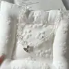 Colar de Pérolas de Cristal Borboleta Diamante Triturado Estilo Fada para Mulheres, Corrente Delicada para Clavícula de Nicho, Versátil para Primavera e Verão, Melhora o Ambiente