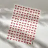 Lindo Pegatina de Lazo Dulce en Relieve 3D Popular Dopamina Pequeño Lazo Adhesivo para Uñas DIY
