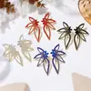 Pendientes Grandes de Mariposa Incrustados de Diamantes Estilo Europeo y Americano Moda Exagerados de Gama Alta Pendientes Grandes Joyería Transfronteriza
