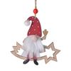 Decoraciones Navideñas Nuevas Transfronterizas Colgantes Navideños Árbol de Navidad Anciano sin Rostro Colgante de Rodolfo Colgante de Madera