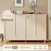 Aparador para sala de jantar, armário de armazenamento moderno minimalista de parede, armário de chão doméstico para armazenamento, armário lateral para chá e bebidas