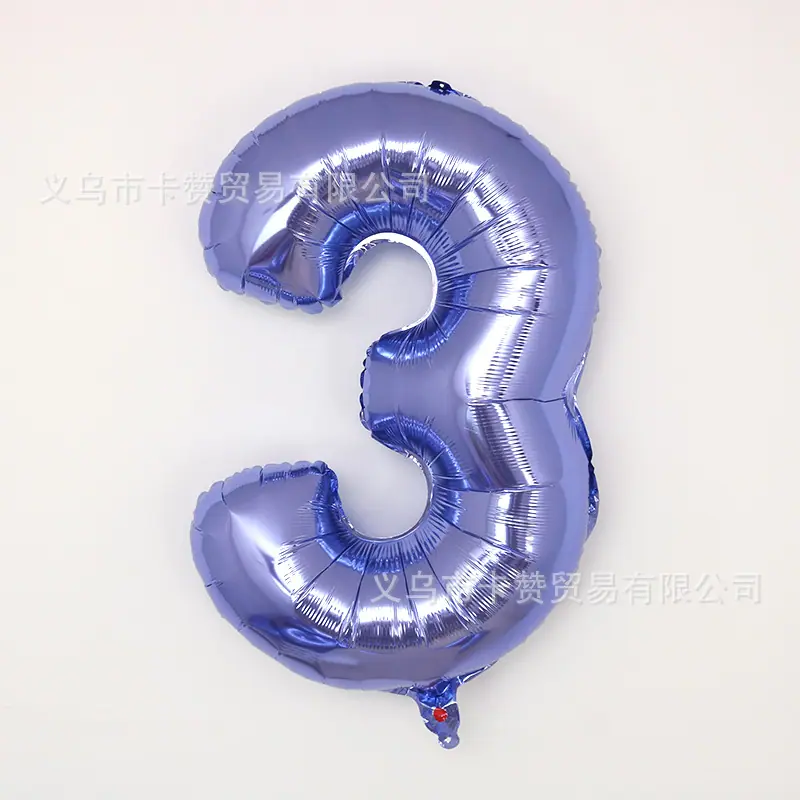 32寸紫色数字3