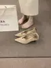 Primer Encuentro Estilo Ji Wenrou Gamuza Punta Fina Sin Cordones Mary Jane Zapatos de Mujer 2026 Otoño Nuevo Estilo Suela Suave No Cansan los Pies Individual