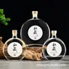 250ml500ml Garrafa de Vinho Transparente Garrafa de Vinho Branco Garrafa de Vidro Selada Conjunto de Garrafas de Vinho Pequenas Garrafa Vazia Garrafa de Reabastecimento