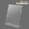 Cartão de Mesa em L, Placa de Mesa, Painel de Exibição, Código QR de Produto, Menu de Preços, Suporte de Exibição em Acrílico, Feito Sob Medida