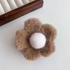 ¡No puedo resistirme! Pinza para el cabello de flor de peluche, pinza para el cabello de agarre, celebridad de internet, pinza de tiburón, pinza para el cabello, accesorio para la cabeza