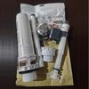 Accesorios para tanque de inodoro inodoro fosa de cuclillas válvula de entrada válvula de descarga botón juego de blíster de accesorios de plástico para baño