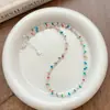 Cadena Colorida de Verano~Collar de Piedras de Color Dopamina para Mujer, Nueva Cadena Popular para Clavícula 2026, Accesorio de Diseño de Nicho