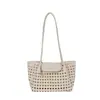 Bolso de Hombro Cruzado con Patrón Tejido de Nicho para Mujer 2026 Nuevo Verano Moda de Alta Gama Tendencia Bolso Tipo Cesta de un Solo Hombro