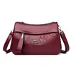 Moda Estilo Coreano Bolso de Mamá Más Vendido para Mujer 2026 Nuevo Modelo Bolso de Hombro Cruzado con Grabado de Alta Gama Bolso Casual para Suegra para Mujer