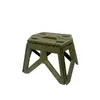 Taburete Plegable para Acampar al Aire Libre, Taburete de Pesca, Taburete de Plástico Portátil, Taburete Pequeño Plegable con Almacenamiento