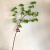 Tienda de Fábrica Simulación Planta Verde Campanilla Japonesa 5 Horquillas Rama Única Hogar Suave Decoración Exterior Accesorios Adornos de Plantas