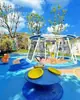 Escorregador de Jardim Equipamento de Playground Externo Brinquedos e Instalações de Entretenimento para Jardim Escorregador Infantil de Aço Inoxidável