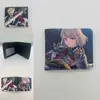 Periférico de Anime I Actualicé la Cartera Corta Solo Monstruo No. Billetera Monedero Plegable a la Mitad de Cuero PU con Estampado de 8 Colores