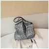 Bolso de tela retro con estampado de leopardo estilo coreano para mujer, nuevo modelo de otoño 2026, bolso de hombro tipo tote simple de gran capacidad para estudiantes y commuters