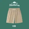 Shorts casuais da moda para homens, verão retrô americano fino estilo esportivo moderno versátil respirável shorts de praia para adolescentes