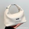 Coreia do Sul Ins Moda Trendy Bolsa Dumpling de Mão 2025 Nova Retrô Simples Bolsa de Ombro Versátil Bolsa Transversal para Mulheres
