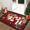 Tapete Decorativo de Natal Novo Mais Vendido Amazon Temu para Quarto e Sala de Estar, Resistente à Sujeira e ao Desgaste Tapete de Cabeceira