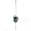 Cuerda de Algodón Tejida a Mano Estilo Bohemio Maceta para Plantas y Flores Cesta Colgante Bolsa de Red Cuerda para Colgar Colgante de Pared Cuerda para Colgar
