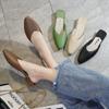 Em estoque Quick Hair 2024 Verão Novo Estilo Baotou Outer Wear Flat Low Heel Slip-on Lazy Slippers para Mulheres Meio Chinelos