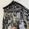 Pantalones Linterna de Seda de Hielo y Nieve para Mujer Verano Cintura Alta Alta Elasticidad Sueltos Largo al Tobillo Pantalones Finos Estampados para Mujer Pantalones Casuales para Protección Solar y Antimosquitos