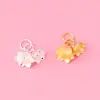 Acessórios de Joias em Prata Esterlina 925 Pingente de Lírio-do-Vale Material para Contas Artesanal DIY Acessórios de Pingente para Pulseira Colar
