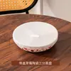 Cesta de Cerâmica para Cozinhar no Vapor com Três Compartimentos para Panela de Arroz, Cesta Vaporizadora para Comida de Bebê, Uma Panela para Cozinhar no Vapor e Porcionar, Uso Doméstico, Prato Redutor de Gordura, Tigela para Legumes Cozidos no Vapor