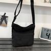 Bolsa de Lona Versátil Casual Japonesa y Coreana para Mujer Nuevo Estilo Verano 2026 Estudiante Universitario Viajero Estilo Perezoso Bolso de Hombro Único Cruzado