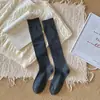 Calcetines de Color Sólido para Mujer, Tobilleros de Ternera, Calidez Otoño/Invierno, Microcompresión Adelgazante, Estilo Japonés JK, Para Combinar con Zapatos Pequeños de Cuero, Calcetines Largos
