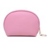 Bolsa de Almacenamiento Semicircular Estilo Ins para Niñas, Bolsa de Cojín Impermeable de Color Sólido, Bolso de Mano, Bolsa Portátil para Maquillaje de Labiales