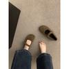 Zapatos Planos de Peluche Estilo Bosque Retro para Mujer Otoño e Invierno 2025 Nuevos Zapatos Mary Jane Estilo Francés