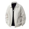 Chaqueta de aviador para hombre, primavera 2025, nueva, combinable con todo, de marca de moda, holgada y elegante, con solapa, ropa informal.