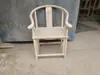 Silla Oficial de Sombrero de Madera Maciza Blanca sin Acabar, Silla de Comedor, Silla Blanca sin Acabar con Respaldo de Peine, Sillón, Piezas Blancas sin Acabar