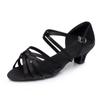 Zapatos de Baile Latino de Suela Blanda para Niños Zapatos de Baile de Tacón Alto para Niños Zapatos de Baile Profesionales para Niñas Blanco Competencia Prueba