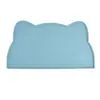 Mancha Grande Mantel de Silicona para Mascotas Impermeable Antideslizante a Prueba de Fugas Tapete para Comida Forma de Nube para Gato y Perro Caliente Anti-suciedad