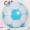 Venda Direta de Fábrica Balão de Filme de Alumínio de Futebol de 18 polegadas 45cm Decoração de Festa da Copa do Mundo Balão de Folha de Alumínio de Futebol