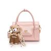 Bolso de Mano para Mujer 2025 Verano Nuevo Popular Textura Bolso de Hombro Color Puro Bolso Cuadrado Pequeño Bolso Diagonal para Viajar