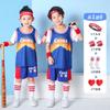 Traje de baloncesto infantil de fábrica, ropa deportiva de verano de manga corta, ropa para niños, traje de rendimiento para jardín de infantes, traje de entrenamiento para estudiantes de primaria