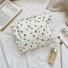 5832 Bolso Cosmético Coreano Ins de Encaje Floral Ligero y de Gran Capacidad para Salir, Almacenamiento de Lápices Labiales y Bolsa Organizadora