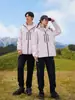 Nueva ropa de asalto tres en uno antisalpicaduras agua para hombre forro polar aislamiento resistente al frío senderismo al aire libre chaqueta para mujer